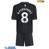 Manchester United Bruno Fernandes #8 Replica Third Minikit 2025-26 Short Sleeve (+ pants)
